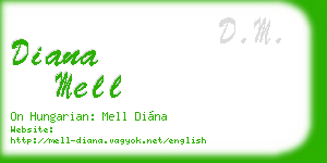 diana mell business card